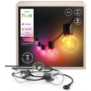 8721103063717 Philips Hue White and color gradient Low volt Festavia vonkajšia svetelná reťaz - 10 žiaroviek LED 8,6W/500lm 1000-20000K+RGB IP65 čierna, bez napájania 8721103063717 Philips Hue White and color gradient Low volt Festavia vonkajšia svetelná reťaz - 10 žiaroviek LED 8,6W/500lm 1000-20000K+RGB IP65 čierna, bez napájania