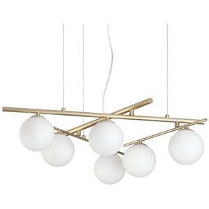 Závesné svietidlo 6x G9 zlatá IP20 Ideal Lux ATLAS 365121 Závesné svietidlo 6x G9 zlatá IP20 Ideal Lux ATLAS 365121