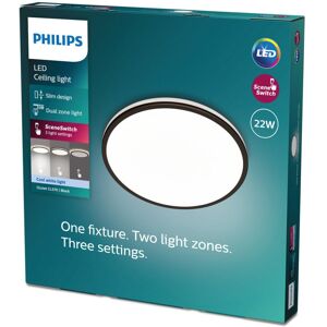 Philips 8719514432048 Ozziet stropné svietidlo LED 22W/2500lm 4000K čierna SceneSwitch Philips 8719514432048 Ozziet stropné svietidlo LED 22W/2500lm 4000K čierna SceneSwitch