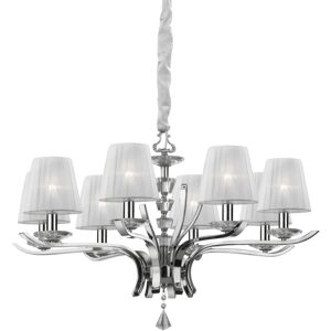 Závesné svietidlo/Luster Ideal lux 059242 PEGASO SP8 BIANCO 8xE14 40W Závesné svietidlo/Luster Ideal lux 059242 PEGASO SP8 BIANCO 8xE14 40W