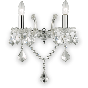 Nástenné svietidlo Ideal lux 035642 FLORIAN NAPOLEON AP2 CROMO 2xE14 40W Nástenné svietidlo Ideal lux 035642 FLORIAN NAPOLEON AP2 CROMO 2xE14 40W