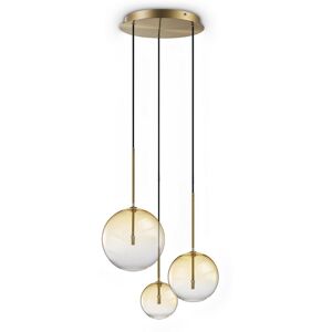 Závesné svietidlo 3x G4 jantárová IP20 Ideal Lux EQUINOXE 364827 Závesné svietidlo 3x G4 jantárová IP20 Ideal Lux EQUINOXE 364827