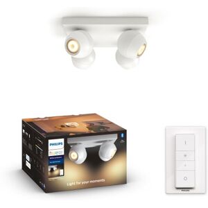 Philips Hue White Ambiance 8719514339149 BUCKRAM stropné bodové svietidlo 4xGU10 +SWITCH 4x5,5W/4x250lm 2200-6500K biela bluetooth Philips Hue White Ambiance 8719514339149 BUCKRAM stropné bodové svietidlo 4xGU10 +SWITCH 4x5,5W/4x250lm 2200-6500K biela bluetooth