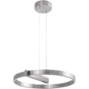 RABALUX 72223 Thrac závesné svietidlo D800mm LED 40W/2070lm 4000K kartáčovaný hliník, biela, ON/OFF RABALUX 72223 Thrac závesné svietidlo D800mm LED 40W/2070lm 4000K kartáčovaný hliník, biela, ON/OFF