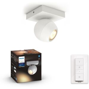 Philips Hue White Ambiance 8719514339224 BUCKRAM nástenné bodové svietidlo 1xGU10 +SWITCH 5,5W/250lm 2200-6500K biela bluetooth Philips Hue White Ambiance 8719514339224 BUCKRAM nástenné bodové svietidlo 1xGU10 +SWITCH 5,5W/250lm 2200-6500K biela bluetooth