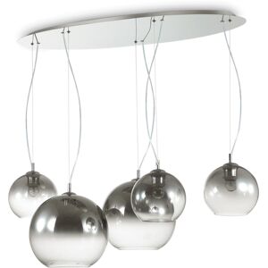 Závesné svietidlo Ideal lux 138305 DISCOVERY FADE SP5 5xE27 60W chróm Závesné svietidlo Ideal lux 138305 DISCOVERY FADE SP5 5xE27 60W chróm