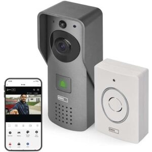 Emos H4031 GoSmart Domový bezdrôtový videozvonček, sivá, Wi-Fi Emos H4031 GoSmart Domový bezdrôtový videozvonček, sivá, Wi-Fi