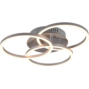 TRIO Reality TRIO R62823107 CIRCLE stropné svietidlo LED 27W/3100lm 2700-6000K matný nikel, diaľkový ovládač TRIO Reality TRIO R62823107 CIRCLE stropné svietidlo LED 27W/3100lm 2700-6000K matný nikel, diaľkový ovládač