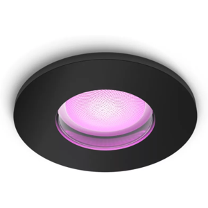 Philips HUE White and color ambiance 8720169320833 Xamento zápustné svietidlo D93mm GU10 4,2W/350lm 2000-6500K+RGB IP44 čierna Philips HUE White and color ambiance 8720169320833 Xamento zápustné svietidlo D93mm GU10 4,2W/350lm 2000-6500K+RGB IP44 čierna