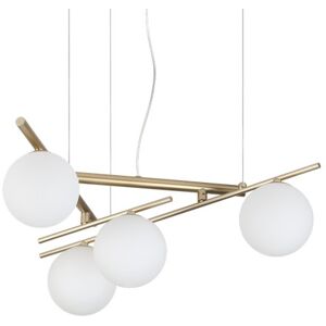 Závesné svietidlo 4x G9 zlatá IP20 Ideal Lux ATLAS 365107 Závesné svietidlo 4x G9 zlatá IP20 Ideal Lux ATLAS 365107