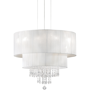 Závesné svietidlo/Luster Ideal lux 182179 OPERA SP4 BIANCO 4xE27 60W chróm Závesné svietidlo/Luster Ideal lux 182179 OPERA SP4 BIANCO 4xE27 60W chróm