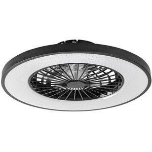 RABALUX 71334 Dalfon2 stropné svietidlo s ventilátorom D540mm LED 72W/2100lm 3000-6500K čierna, stmievateľné, diaľkový ovládač, starlight efekt RABALUX 71334 Dalfon2 stropné svietidlo s ventilátorom D540mm LED 72W/2100lm 3000-6500K čierna, stmievateľné, diaľkový ovládač, starlight efekt