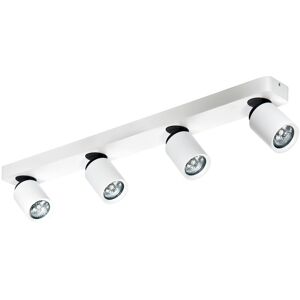 AZZARDO AZ0665 DECOline TOMI 4 PR WHITE stropné/nástenné svietidlo 4xGU10 50W IP20 biela/šedá AZZARDO AZ0665 DECOline TOMI 4 PR WHITE stropné/nástenné svietidlo 4xGU10 50W IP20 biela/šedá