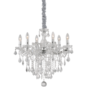 Závesné svietidlo/Luster Ideal lux 035628 FLORIAN SP6 CROMO 6xE14 40W Závesné svietidlo/Luster Ideal lux 035628 FLORIAN SP6 CROMO 6xE14 40W