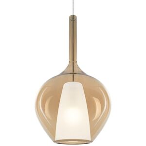 Závesné svietidlo 1x E27 jantárová IP20 Ideal Lux KALIQUE 359526 Závesné svietidlo 1x E27 jantárová IP20 Ideal Lux KALIQUE 359526