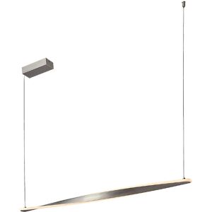 RABALUX 72234 Elvio závesné svietidlo LED 28W/2150lm 3000K saténová chrómová, biela RABALUX 72234 Elvio závesné svietidlo LED 28W/2150lm 3000K saténová chrómová, biela