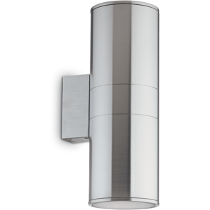 Exteriérové nástenné svietidlo Ideal lux 033020 GUN AP2 BIG ALLUMINIO 2xE27 60W IP54 IP54 Exteriérové nástenné svietidlo Ideal lux 033020 GUN AP2 BIG ALLUMINIO 2xE27 60W IP54 IP54