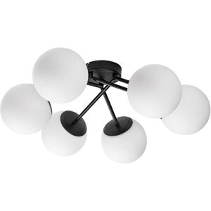 RABALUX 71294 Meduza stropné svietidlo D550mm 6xE14 matná čierna, biela RABALUX 71294 Meduza stropné svietidlo D550mm 6xE14 matná čierna, biela