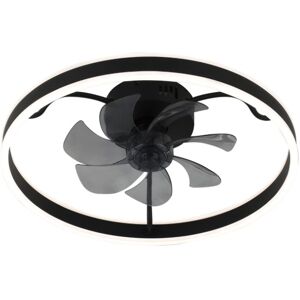 RABALUX 71337 Fanfy stropné svietidlo s ventilátorom D500mm LED 40W/2200lm 3000+4000+6000K čierna, stmievateľné, diaľkový ovládač RABALUX 71337 Fanfy stropné svietidlo s ventilátorom D500mm LED 40W/2200lm 3000+4000+6000K čierna, stmievateľné, diaľkový ovládač