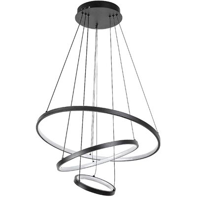 RABALUX 72346 Beliza závesné svietidlo D600mm LED 90W/9000/7200lm 3000-6500K čierna, biela, stmievateľné, diaľkový ovládač RABALUX 72346 Beliza závesné svietidlo D600mm LED 90W/9000/7200lm 3000-6500K čierna, biela, stmievateľné, diaľkový ovládač