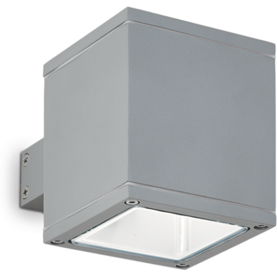 Exteriérové nástenné svietidlo Ideal lux 118666 SNIF SQUARE AP1 GRIGIO 1xG9 40W IP44 Exteriérové nástenné svietidlo Ideal lux 118666 SNIF SQUARE AP1 GRIGIO 1xG9 40W IP44