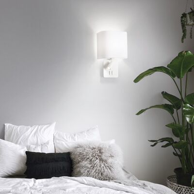 Ideal Lux IdealLux 239521 GEA MAP2 SQUARE nástenné svietidlo E27/LED 1+1x60/3W 200lm 3000K IP20 biela Ideal Lux IdealLux 239521 GEA MAP2 SQUARE nástenné svietidlo E27/LED 1+1x60/3W 200lm 3000K IP20 biela