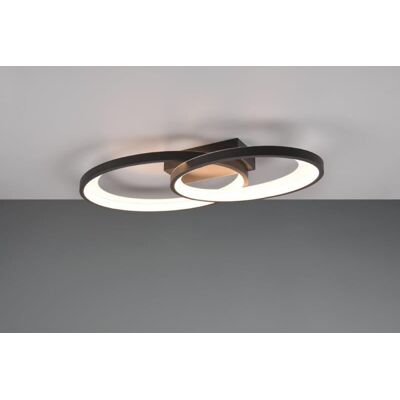 TRIO Reality R64482134 MALAGA stropné svietidlo SMD LED 25W/2900lm 3000K čierna, biela TRIO Reality R64482134 MALAGA stropné svietidlo SMD LED 25W/2900lm 3000K čierna, biela