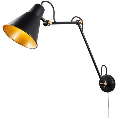 Searchlight 7403BK WALL nástenné svietidlo E27 1x10W Searchlight 7403BK WALL nástenné svietidlo E27 1x10W