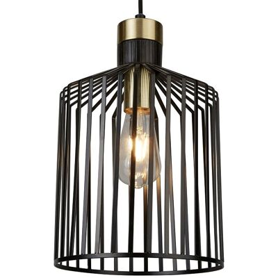 Searchlight 9413BK BIRD CAGE závesné svietidlo E27 1x10W Searchlight 9413BK BIRD CAGE závesné svietidlo E27 1x10W