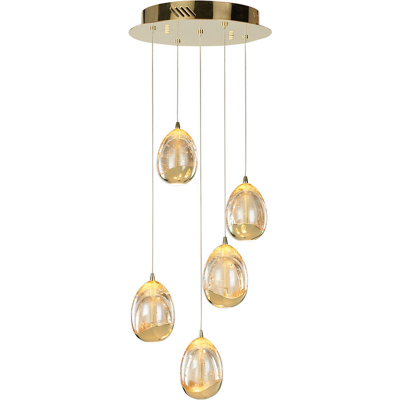 ITALUX PND-22112132-5A-CHPN Huelto závesné svietidlo LED D300mm 24W/1450lm 3000K champagne zlatá ITALUX PND-22112132-5A-CHPN Huelto závesné svietidlo LED D300mm 24W/1450lm 3000K champagne zlatá