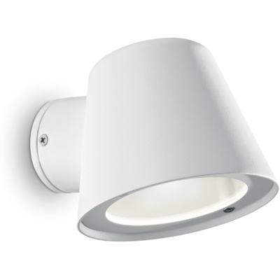 Exteriérové nástenné svietidlo Ideal lux 091518 GAS AP1 BIANCO 1xGU10 28W IP43 Exteriérové nástenné svietidlo Ideal lux 091518 GAS AP1 BIANCO 1xGU10 28W IP43