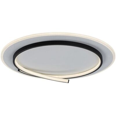RABALUX 71366 Niloo stropné svietidlo D480mm LED 40W/2600lm 4000K čierna, biela RABALUX 71366 Niloo stropné svietidlo D480mm LED 40W/2600lm 4000K čierna, biela