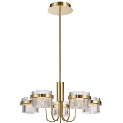 LED závesné svietidlo 4405 lm 3000K zlatá ITALUX Tiara PND-77362-5-40W-GD LED závesné svietidlo 4405 lm 3000K zlatá ITALUX Tiara PND-77362-5-40W-GD