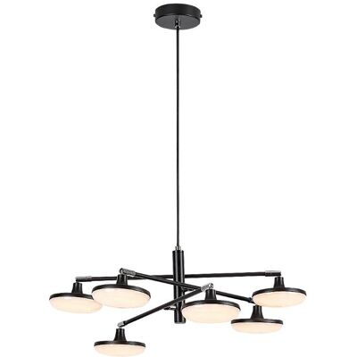 RABALUX 72239 Madi závesné svietidlo D600mm LED 24W/2350lm 3000K matná čierna, biela RABALUX 72239 Madi závesné svietidlo D600mm LED 24W/2350lm 3000K matná čierna, biela