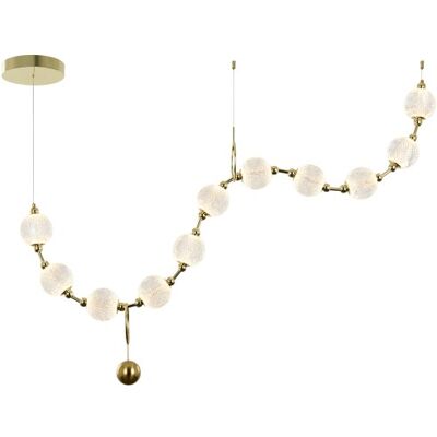 LED závesné svietidlo 3000 lm 3000K zlatá ITALUX Morano PND-93829-44W-3K-GD LED závesné svietidlo 3000 lm 3000K zlatá ITALUX Morano PND-93829-44W-3K-GD