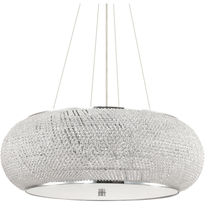 Závesné svietidlo Ideal lux 164977 PASHA SP14 CROMO 14xE14 40W chróm Závesné svietidlo Ideal lux 164977 PASHA SP14 CROMO 14xE14 40W chróm