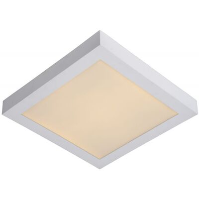LUCIDE 28117/30/31 BRICE štvorcové stropné stmievateľné kúpeľňové LED svietidlo 30W IP44 LUCIDE 28117/30/31 BRICE štvorcové stropné stmievateľné kúpeľňové LED svietidlo 30W IP44