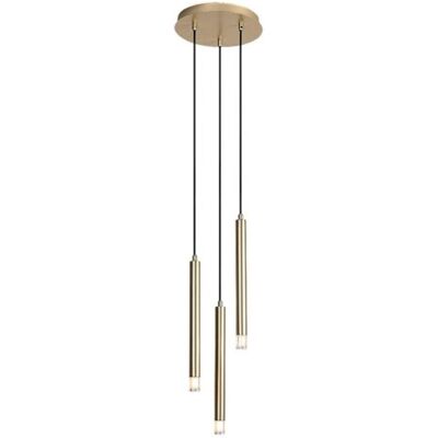 RABALUX 72359 Ramira závesné svietidlo D250mm 3xG9 zlatá, priehľadná RABALUX 72359 Ramira závesné svietidlo D250mm 3xG9 zlatá, priehľadná