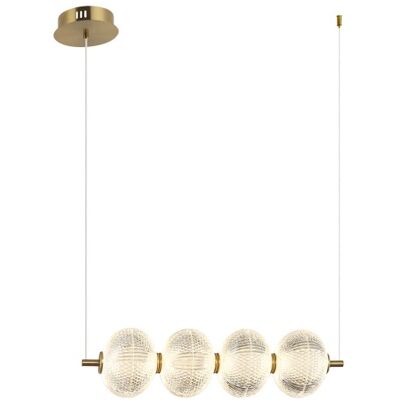 LED závesné svietidlo 1400 lm 3000K mosadzná ITALUX Lazie PND-29038-4-GD LED závesné svietidlo 1400 lm 3000K mosadzná ITALUX Lazie PND-29038-4-GD