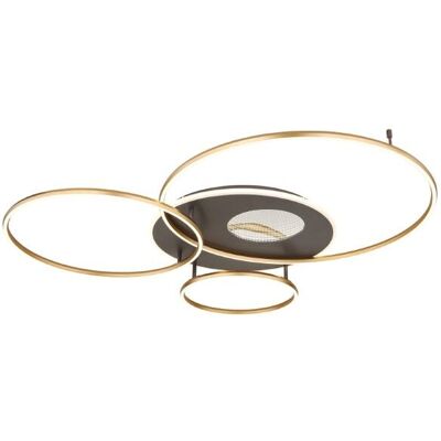 GLOBO lighting GLOBO 48466-70 INVERTINA stropné svietidlo LED 70W/4747lm 2700-6500K antracit, zlatá, biela, diaľkový ovládač, zrkadlový 3D efekt GLOBO lighting GLOBO 48466-70 INVERTINA stropné svietidlo LED 70W/4747lm 2700-6500K antracit, zlatá, biela, diaľkový ovládač, zrkadlový 3D efekt