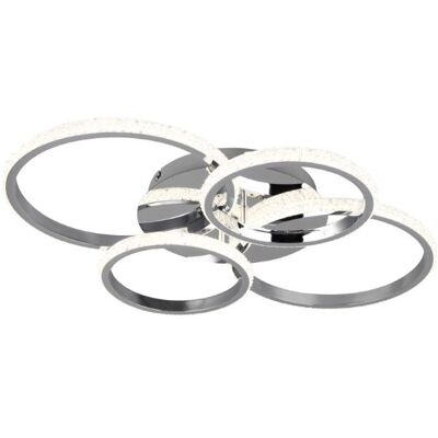 TRIO Reality R67364106 CIRES stropné svietidlo SMD LED 27W/3400lm 4000K chrómová, priehľadná, krištáľový efekt, switchdimmer TRIO Reality R67364106 CIRES stropné svietidlo SMD LED 27W/3400lm 4000K chrómová, priehľadná, krištáľový efekt, switchdimmer