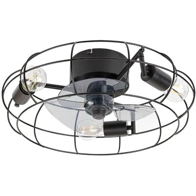 RABALUX 71043 Cadmus stropné svietidlo s ventilátorom 3xE27 D480mm čierna RABALUX 71043 Cadmus stropné svietidlo s ventilátorom 3xE27 D480mm čierna