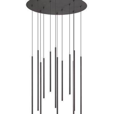 Ideal Lux 341095 FILO závesné svietidlo D600mm LED 19W 1750/1520lm 2700K čierna Ideal Lux 341095 FILO závesné svietidlo D600mm LED 19W 1750/1520lm 2700K čierna