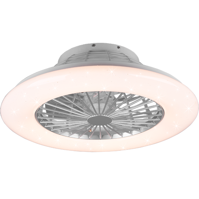 TRIO Reality TRIO R62522987 STRALSUND stropné svietidlo s ventilátorom LED D500mm 30W/2200lm 3000-6500K titánová, RGB, stmievateľné, diaľkový ovládač, starlight efekt TRIO Reality TRIO R62522987 STRALSUND stropné svietidlo s ventilátorom LED D500mm 30W/2200lm 3000-6500K titánová, RGB, stmievateľné, diaľkový ovládač, starlight efekt