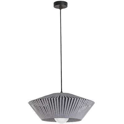 RABALUX 72150 Revan závesné svietidlo D400mm 1xE27 čierna, šedá RABALUX 72150 Revan závesné svietidlo D400mm 1xE27 čierna, šedá