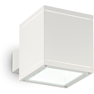 Exteriérové nástenné svietidlo Ideal lux 144276 SNIF SQUARE AP1 BIANCO 1xG9 40W biela IP44 Exteriérové nástenné svietidlo Ideal lux 144276 SNIF SQUARE AP1 BIANCO 1xG9 40W biela IP44