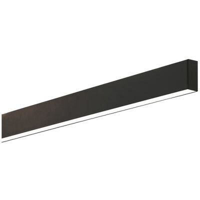 Ideal lux Pro 270197 STEEL stropné svietidlo s podsvietením LED 36W 3450/2750lm 3000K čierna, UGR<19 Ideal lux Pro 270197 STEEL stropné svietidlo s podsvietením LED 36W 3450/2750lm 3000K čierna, UGR<19