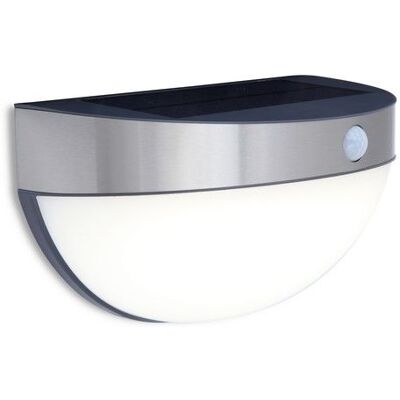 LUTEC 6908701001 BUBBLE solárne nástenné LED svietidlo so senzorom 2,3W 4000K IP44 nerez LUTEC 6908701001 BUBBLE solárne nástenné LED svietidlo so senzorom 2,3W 4000K IP44 nerez