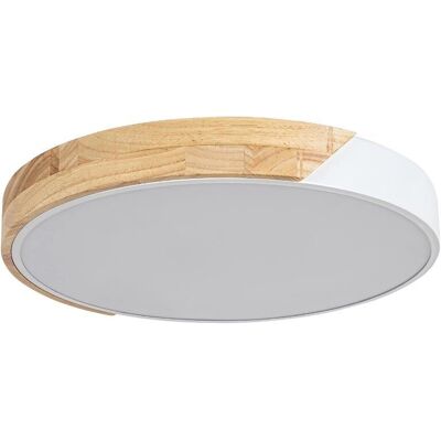 RABALUX 3527 Maple stropné svietidlo LED D415mm 24W/1760lm 3000K matná biela, drevo RABALUX 3527 Maple stropné svietidlo LED D415mm 24W/1760lm 3000K matná biela, drevo