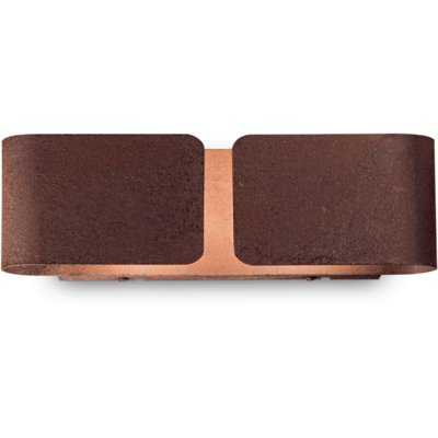 Nástenné svietidlo Ideal lux 187365 CLIP AP2 SMALL CORTEN 2xE27 60W Nástenné svietidlo Ideal lux 187365 CLIP AP2 SMALL CORTEN 2xE27 60W